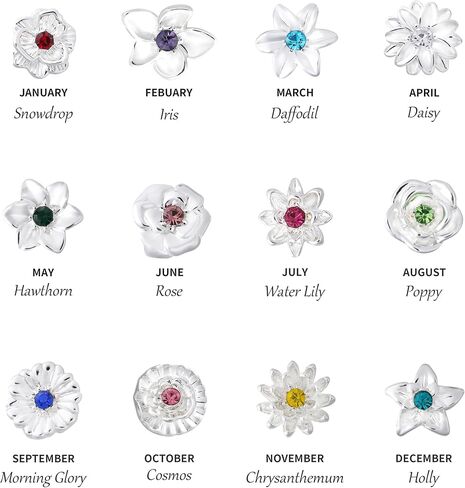 Personalized Birthstone Bracelet for Women – Dainty Custom Birth Flower Jewelry – Elegant Gift with Birthstone Choice – Thoughtful Keepsake for Special Occasions in Saudi Arabia
