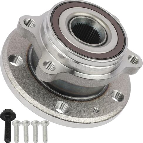 Front or Rear Wheel Hub Bearing Assembly Compatible with Volkswagen Beetle, CC, Eos, Golf, Golf City, GTI, Jetta 2005-2018, Jetta City, Rabbit, Tiguan, Passat, Passat CC, Passat, Audi A3, Q3, TT in Saudi Arabia