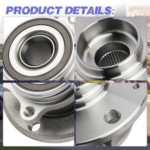 Front or Rear Wheel Hub Bearing Assembly Compatible with Volkswagen Beetle, CC, Eos, Golf, Golf City, GTI, Jetta 2005-2018, Jetta City, Rabbit, Tiguan, Passat, Passat CC, Passat, Audi A3, Q3, TT in Saudi Arabia
