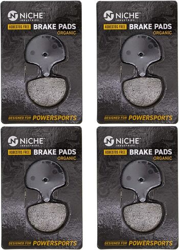 NICHE Brake Pad Set for Harley-Davidson Dyna Softail Tour Glide Sportster 1200 44063-83D Front Organic in Saudi Arabia