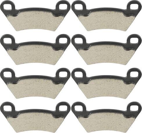 Caltric Front & Rear Brake Pads Compatible with Polaris Ranger Xp 700 4X4 6X6 Efi 2005-2009 in Saudi Arabia
