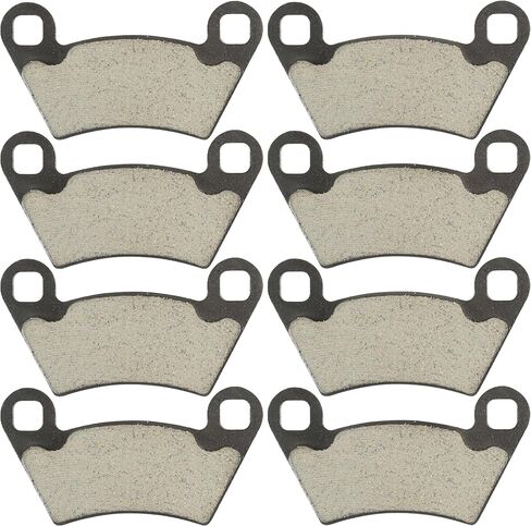 Caltric Front & Rear Brake Pads Compatible with Polaris Ranger Xp 700 4X4 6X6 Efi 2005-2009 in Saudi Arabia