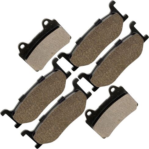 Caltric Front Rear Brake Pads Compatible with Yamaha Road Star 1600 Silverado Ltd Xv1600 Xv-1600 1999-2003 in Saudi Arabia