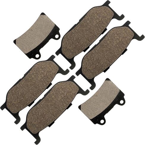 Caltric Front Rear Brake Pads Compatible with Yamaha Road Star 1600 Silverado Ltd Xv1600 Xv-1600 1999-2003 in Saudi Arabia