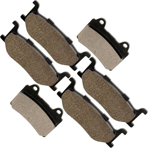 Caltric Front Rear Brake Pads Compatible with Yamaha Road Star 1600 Silverado Ltd Xv1600 Xv-1600 1999-2003 in Saudi Arabia