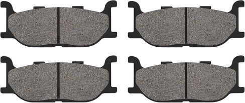 AHL Semi-metallic Brake Pads Set for Yamaha XVS1300 V-Star 2007-2014 / XVS 1300 XVS1300 V-Star 1300 Tourer 2007-2014 / XVS1300 V-Star De Luxe 2013-2014 / XVS1300 A XVS1300A Midnight Star 2007-2015 in Saudi Arabia