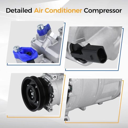 Parod A/C Conference Compressor Fit for 2012-2013 Audi TT RS Quattro ، 2006-2017 VW Beetle ، 2010 Beetle Cabrio ، 2010-2014 Golf ، 2005-2014 Jetta ، 2012-2014 Passat ، 2008 R32 Placing for CO4574JC in Saudi Arabia