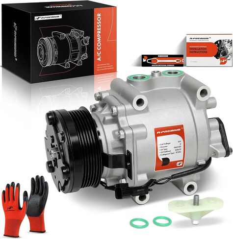 A-Premium Air Conditioner AC Compressor with Clutch Compatible with Ford Five Hundred Freestyle 3.0L 2005-2007, Mercury Montego 3.0L 2005-2007 in Saudi Arabia