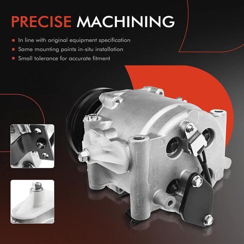 A-Premium Air Conditioner AC Compressor with Clutch Compatible with Ford Five Hundred Freestyle 3.0L 2005-2007, Mercury Montego 3.0L 2005-2007 in Saudi Arabia