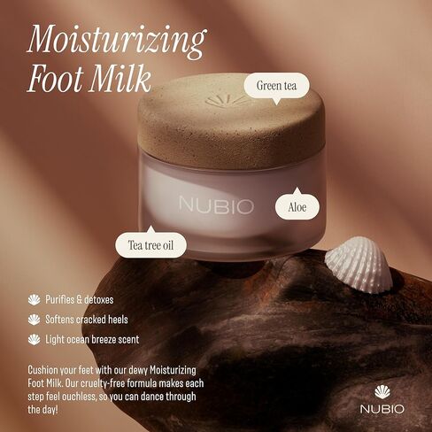 Nubio Foot Spa Collection for Women & Men - Exotic Hydration & Pampering for Dry Feet - Includes 6 x Foot Peel Masks, 2lb Epsom Salt Foot Soak, 5oz Moisturizing Milk, & All-in-1 Pedicure Paddle in Saudi Arabia
