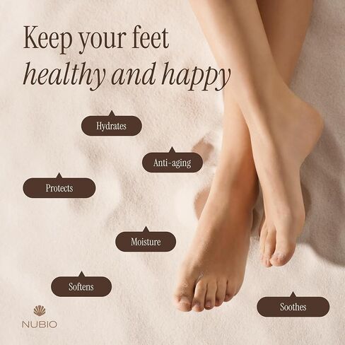 Nubio Foot Spa Collection for Women & Men - Exotic Hydration & Pampering for Dry Feet - Includes 6 x Foot Peel Masks, 2lb Epsom Salt Foot Soak, 5oz Moisturizing Milk, & All-in-1 Pedicure Paddle in Saudi Arabia
