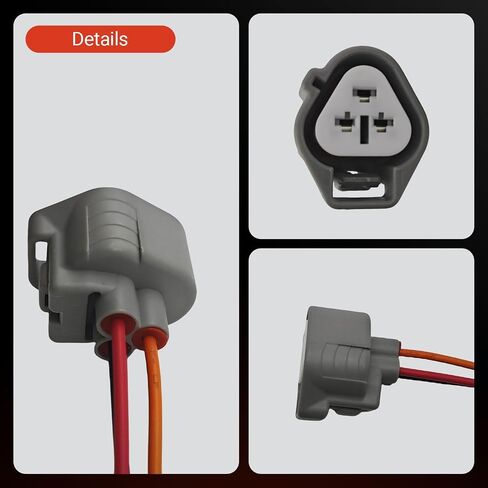 ضباب ضوء انعطاف موصل الإشارة Pigtal 3 سلك متوافق مع Toyta لكزس Mazd Infinit Acura Subru 2pcs in Kuwait