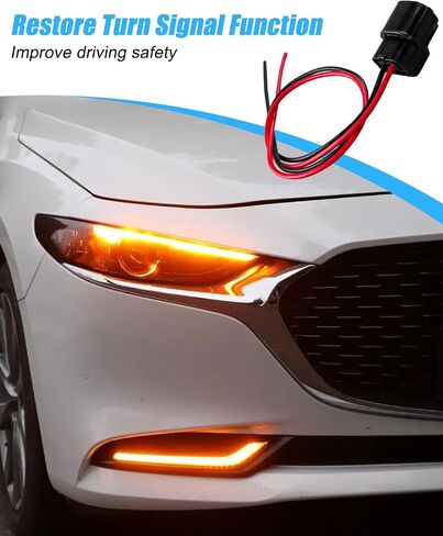 2Pin الأمامي الإشارة الإشارة الموصل الملحوم ل Mazda 3 Honda Insight Civic CR-V Odyssey استبدال 6189-0891 33303-SA-003 in Saudi Arabia
