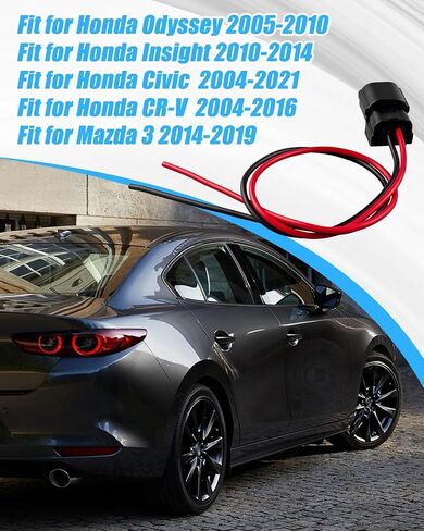 2Pin الأمامي الإشارة الإشارة الموصل الملحوم ل Mazda 3 Honda Insight Civic CR-V Odyssey استبدال 6189-0891 33303-SA-003 in Saudi Arabia