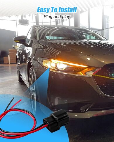 2Pin الأمامي الإشارة الإشارة الموصل الملحوم ل Mazda 3 Honda Insight Civic CR-V Odyssey استبدال 6189-0891 33303-SA-003 in Saudi Arabia