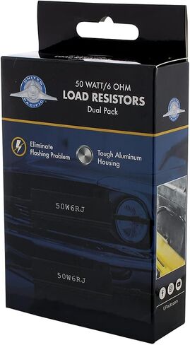 United Pacific 34235 Load Resestor - 50 واط/6 أوم - سلسلة منافسة - حزمة من اثنين in Saudi Arabia