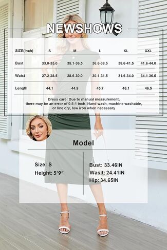 Newshows Women 2025 Summer Disual Bodycon Long Midi Midi Ruched Side Slit Cap Cap Crew Neck Slim Fit Victure in Kuwait