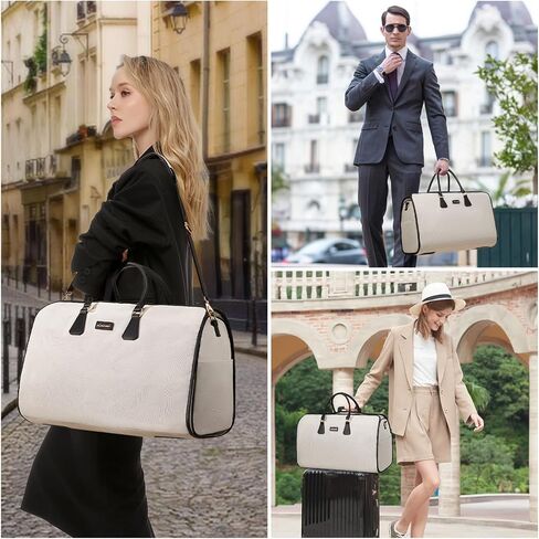 LOVEVOOK Garment Bags for Travel,3 in 1 Garment Duffle Bags for Travel with Shoe Pouch,Carry on Garment Bag for Women Men,Hanging Suitcase Suit Dress Business Travel Bag Weekender Bag in Saudi Arabia