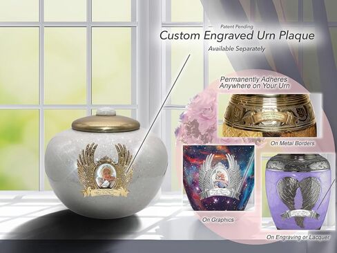 Glass Mosaic Cremation Urn for Ashes for Women - Personalized Cremation Urns for Human Ashes Adult Female Decorative Urns - Beautifully Handcrafted Glass Urn for Women in Kuwait
