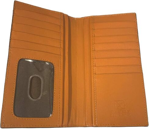 Twisted X Distressed Leather Wallet with Turquoise X (Rodeo) in Saudi Arabia