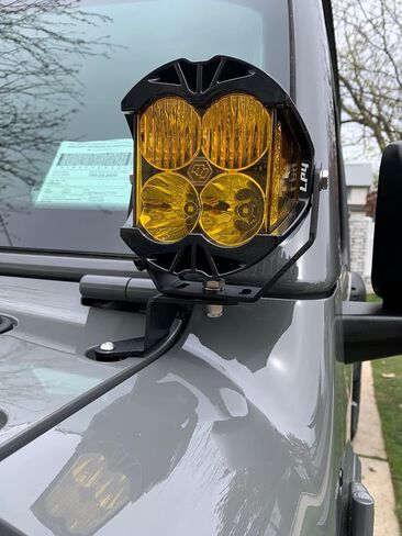 Motobilt A-Pillar Light Mount Kit for Jeep JL/JT (Finish (Raw Steel)) in Saudi Arabia