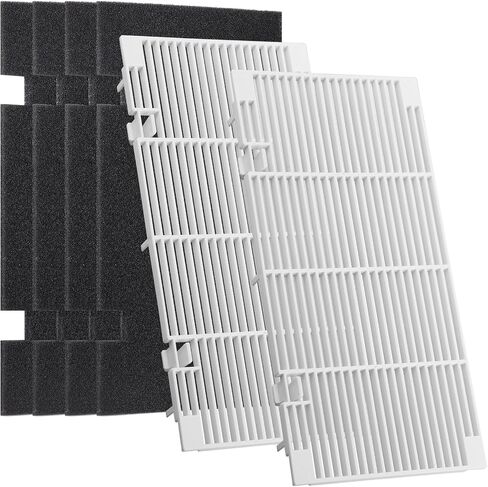 RV A/C Ducted Air Grille Replacement with 2 Air Filters, Vent Cover with Air Filter Pads for RV Interior Accessories, Compatible with Dometic 3104928.019 Air Conditioner in Saudi Arabia