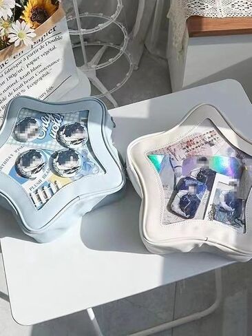 Star Shape Ita Bag Display Crossbody Bag PU Leather Backpack Cute Crossbody Purse Display Clear Shoulder Bag Y2k Cute Handbag in Saudi Arabia