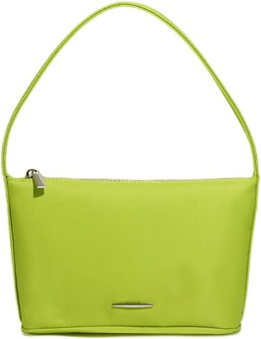 Nylon Shoulder Bag for Women Trendy Handbag and Purses Convenient Hobo Bag Clutch Totes with Zipper Closure in Saudi Arabia