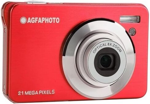 AGFA Photo Realishot DC8300 - Compact Digital Camera, 18MP, Full HD Video, 2.7'' LCD Screen, 8X Optical Zoom, Lithium Battery - Purple in Kuwait