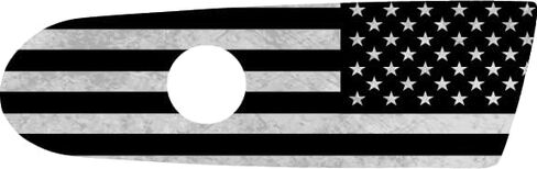 Rustic American Flag Air Cleaner Cover Insert by Kustom Cycle Parts. Replaces Stock Harley Davidson M8 / 107 Insert. Proudly Made in the USA in Saudi Arabia