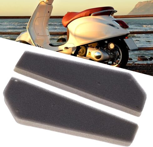 Air Fil ter 2PCS Air Box Foam Filter Sponge Gy6 Air Filter Lawn Mower Air Filter Foam for 139qmb Gy6 49cc 50cc Scooters Moped Air Conditioner in Saudi Arabia