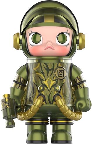 Pop Mart Mega Space Molly 100 ٪ Clot-Olive Alienegra ، ارتفاع 2.99 بوصة ، ألعاب للديكور المنزلي الحديث ، لعبة قابلة للتحصيل لملحقات المكتب ، 1pc in Saudi Arabia