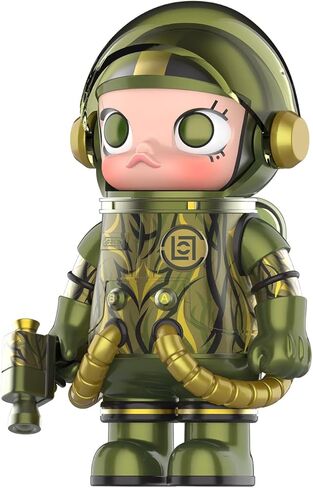 Pop Mart Mega Space Molly 100 ٪ Clot-Olive Alienegra ، ارتفاع 2.99 بوصة ، ألعاب للديكور المنزلي الحديث ، لعبة قابلة للتحصيل لملحقات المكتب ، 1pc in Saudi Arabia