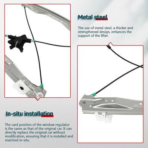 FINDAUTO Power Window Regulator Front Left Driver Side fit for 2008-2016 for Chrysler Town and Country,2008-2020 for Dodge Grand Caravan 748-508 Window Regulator and Motor Assembly with Motor in Saudi Arabia