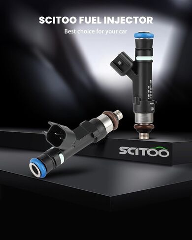 4ps SCITOO Fuel Injector Automotive Engein L50113250 Replacement Kits fit for 2010-2013 for Mazda for 3, 2012-2013 for Mazda for 3 Sport, 2012-2015 for Mazda for 5, 2009-2013 for Mazda for 6 in Saudi Arabia