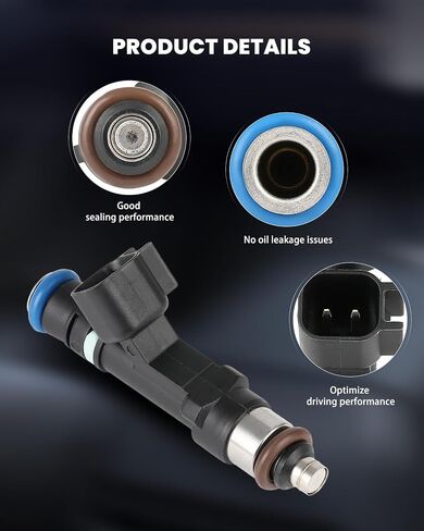 4ps SCITOO Fuel Injector Automotive Engein L50113250 Replacement Kits fit for 2010-2013 for Mazda for 3, 2012-2013 for Mazda for 3 Sport, 2012-2015 for Mazda for 5, 2009-2013 for Mazda for 6 in Saudi Arabia