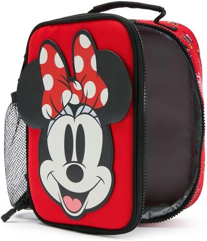 DISNEY STORE Official Stitch Insulated Lunch Box - Lilo & Stitch Lunch Bag for Kids with Double Zip Pull, Embroidered Details, Screen Art, Mesh Pocket, ID Label - Perfect for School in Saudi Arabia