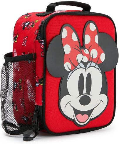 DISNEY STORE Official Stitch Insulated Lunch Box - Lilo & Stitch Lunch Bag for Kids with Double Zip Pull, Embroidered Details, Screen Art, Mesh Pocket, ID Label - Perfect for School in Saudi Arabia