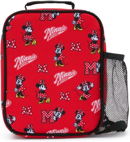 DISNEY STORE Official Stitch Insulated Lunch Box - Lilo & Stitch Lunch Bag for Kids with Double Zip Pull, Embroidered Details, Screen Art, Mesh Pocket, ID Label - Perfect for School in Saudi Arabia