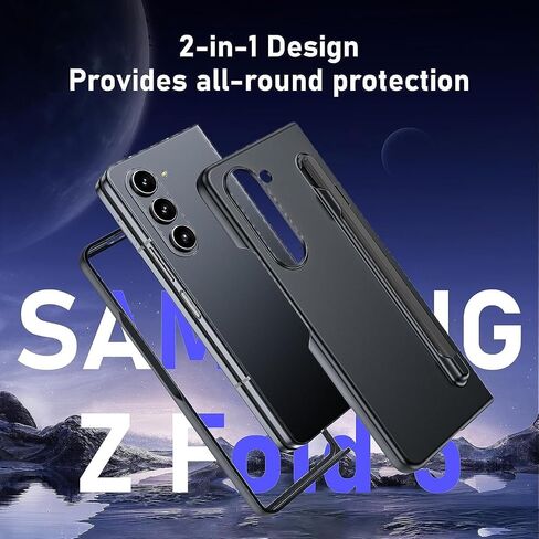 حافظة لهاتف Motorola Razr 2024، حافظة Razr 2024 شفافة مع واقي شاشة أمامي، غطاء صلب مقاوم للصدمات ومقاوم للسقوط لهاتف Moto Razr 2024 in Kuwait
