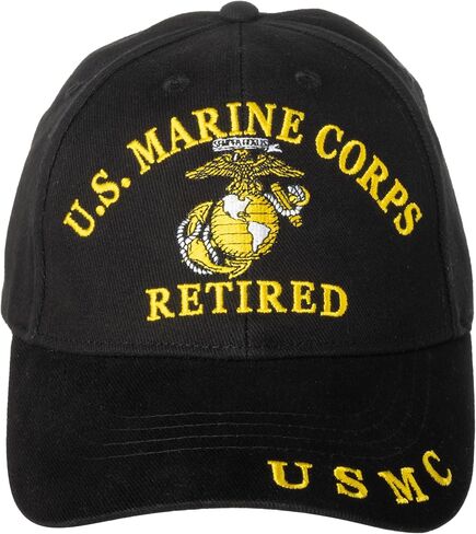 POWL OWL ARTISAN U.S Marine Corps CAPERED SEMPROIDER SEMPROIDER ، Black (مقاس واحد) in Saudi Arabia