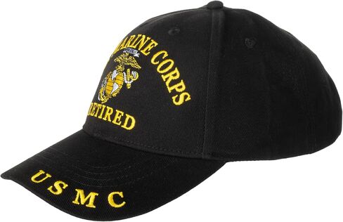 POWL OWL ARTISAN U.S Marine Corps CAPERED SEMPROIDER SEMPROIDER ، Black (مقاس واحد) in Saudi Arabia