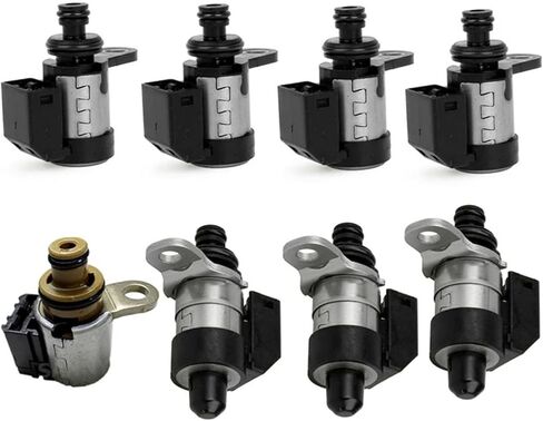 8PCS Transmission Solenoid Kit 5EAT Compatible For 5-Speed Subaru Exiga Impreza Legacy Outback Forester Tribeca 31705-AA430 in Kuwait