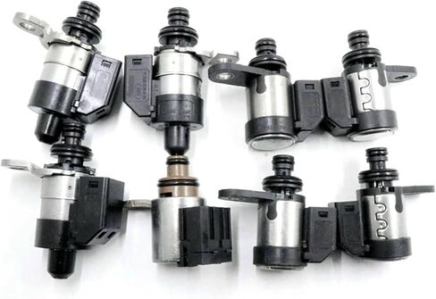 8PCS Transmission Solenoid Kit 5EAT Compatible For 5-Speed Subaru Exiga Impreza Legacy Outback Forester Tribeca 31705-AA430 in Kuwait