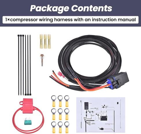 27703 Second Compressor Integration Harness Fit for Air Lift Performance 3P & 3H System, 27703 Performance Compressor Wiring Harness, Add The Second Compressor Replace 27703 in Saudi Arabia