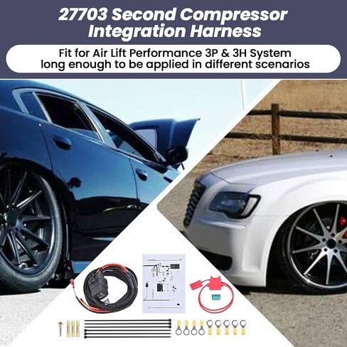 27703 Second Compressor Integration Harness Fit for Air Lift Performance 3P & 3H System, 27703 Performance Compressor Wiring Harness, Add The Second Compressor Replace 27703 in Saudi Arabia