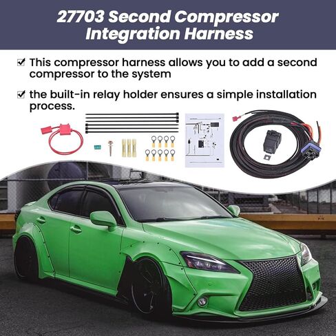 27703 Second Compressor Integration Harness Fit for Air Lift Performance 3P & 3H System, 27703 Performance Compressor Wiring Harness, Add The Second Compressor Replace 27703 in Saudi Arabia