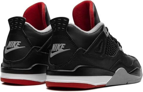 NIKE Jordan 4 “Bred Reimagined" Pre School Size 3Y Black/Fire Red-Cement Grey (BQ7669-006) in Saudi Arabia
