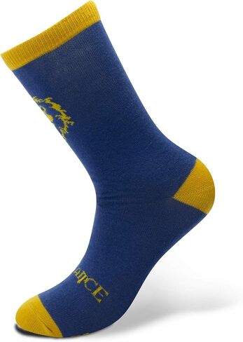 Abystyle World of Warcraft Alliance Socks Blue and Yellow Sights واحد واحد زوج بوليستر أحذية للجنسين للجنسين. in Saudi Arabia