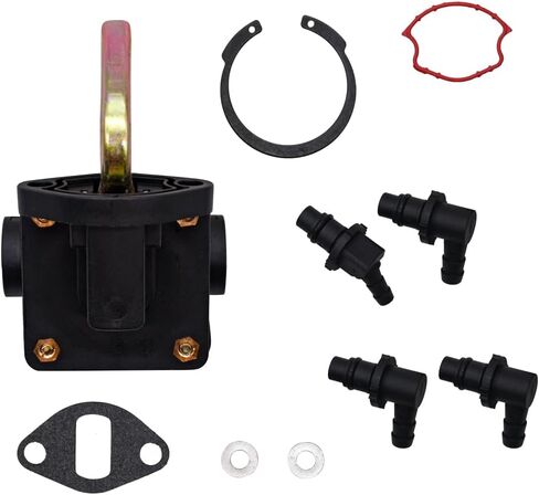 Carburetor Fit لـ Kohler K321 K341 Cast Iron 14hp 16hp M14 M16 Fit for John Deere 214 300 312 316 316 Torment Cadet 1600 1650 مع مضخة الوقود 45-053-55-S in Saudi Arabia